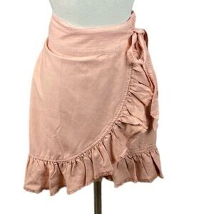 Anthropologie Pilcro Nettie Ruffled Wrap Women’s Skirt 1x